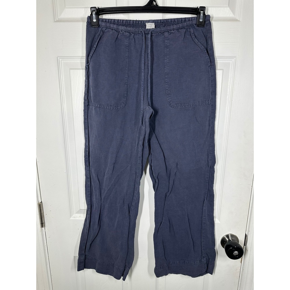 Joie Pants Womens‎ XS Linen Blend Drawstring Wide Leg Casual In Good Condition
